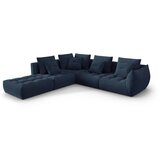 Micadoni Temno modra kotna sedežna garnitura (levi kot/v obliki črke L) Bloom – Home | Shoptok.si