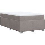 vidaXL Box spring postelja z vzmetnico taupe 120x190 cm blago | Shoptok.si