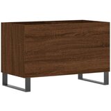 vidaXL Omarica za gramofonske plošče rjavi hrast 74,5x38x48cm inž. les | Shoptok.si