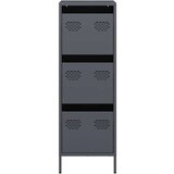 vidaXL Visoka komoda antracit 39x35x103,5 cm od čelika | shoptok.hr