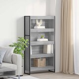 Ormarić za knjige 2 pcs Siva Sonoma 80 x 30 x 155 cm | Eponuda.com