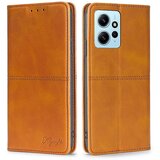 INORCO Za Xiaomi Redmi Note 12 4G nosilec kartice telefonski ovitek s teksturo goveje kože PU usnjeno stojalo za telefon lupina, (22036543) Cene