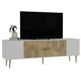 Hanah home tv polica Dekol2 white sapphire oak gold