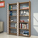 Woody Fashion Polica za knjige City 2 Walnut White