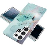 INORCO Za Samsung Galaxy S23 Ultra GW18 IMD marmorni vzorec hrbtni pokrov PC+TPU ovitek za mobilni telefon, odporen proti udarcem, (22033324) Cene