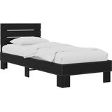 Okvir kreveta s uzglavljem Crni hrast 80 x 200 cm - Crni hrast | shoptok.hr