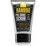 Pacific Shaving Co. Bamboo Pre-Shave Scrub piling za lice prije brijanja za muškarce 100 ml