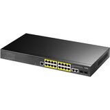 Cudy GS2018PS2 Managed L2 Gigabit Ethernet (10 /100 /1000) Power over Ethernet (PoE) 1U Black | shoptok.hr