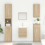 vidaXL Omarica za umivalnik s predalom Sonoma hrast 38,5 x 41 x 48 cm | Shoptok.si