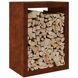  Stalak za drva za ogrjev 60 x 40 x 80 cm Pohabani čelik | Eponuda.com
