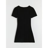 Sinsay Pletena mini haljina s dodatkom viskoze | shoptok.hr