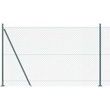  Ograda od lanca s 7 flanged stupova 1.5x10 m pocinčanog čelika | shoptok.hr