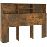  Uzglavlje s ormarićem boja dimljenog hrasta 140x19x103,5 cm | shoptok.hr