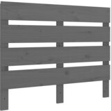 Maison Chic posteljno vzglavje - vzglavna omarica - nočna omarica sivo 100x3x80 cm trdna borovina, (21704975) Cene