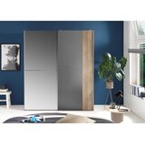 CARRYHOME OMARA Z DRSNIMI VRATI, barve grafita, barve hrasta | Shoptok.si