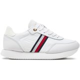 Tommy Hilfiger Superge Essential Runner Global Stripes FW0FW08005 Bela | Shoptok.si