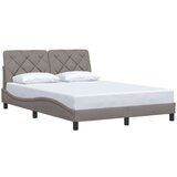  Posteljni okvir brez vzmetnice taupe 120x200 cm blago, (21792375) | Shoptok.si