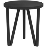 Stolić za čaj crni Ø 35 cm MDF | shoptok.hr