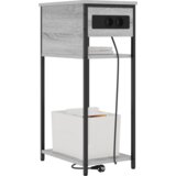 vidaXL Nočna omarica Siva sonoma 28.1 x 40.9 x 75 cm Konstruiran les | Shoptok.si