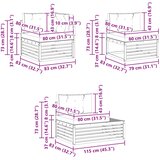  7 pcs Set vanjskih sofa Bijela | Eponuda.com