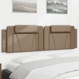  Jastuk za uzglavlje Viana boja cappuccina 180 cm od umjetne kože | shoptok.hr