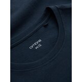 Ombre T-shirt męski z nadrukiem w stylu college – granatowy | ePonuda.com