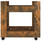Kolica za radni stol boja dimljenog hrasta 60x45x60 cm drvena | shoptok.hr