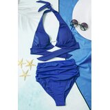 TRENDYOLMILLA Ženski gornji deo kupaćeg Tbess23Bu00328, Plavi | Eponuda.com