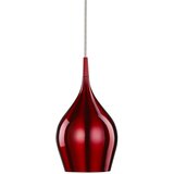 Searchlight Vibrant 1 majhna kupolasta stropna viseča svetilka, rdeča, E14, (22100713) | Shoptok.si