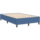 Box Spring Krevet Plava Mali Dvostruki Korduroj Tkanina | shoptok.hr
