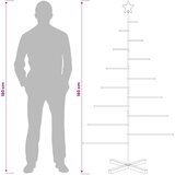  Metalno božićno drvce sa stalkom KUOPIO 180 cm Čelik Zlatno | shoptok.hr