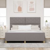  Krevetna konstrukcija Sivo-smeđa 180 x 200 cm tkanina | shoptok.hr