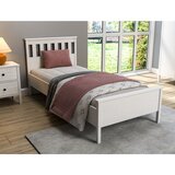 Hanah home FRN-20064 WoodenWhite Double Bedstead | ePonuda.com
