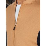 DStreet Bluza męska rozpinana za stójką kamelowa | shoptok.hr