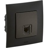 Legrand RJ45 ethernet utičnica sa okvirom niloe, crna | Eponuda.com