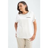 Defacto Traditional Regular Fit Shimmer Detailed Short Sleeve T-Shirt cene