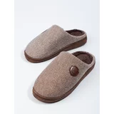 SHELOVET Men's beige slippers