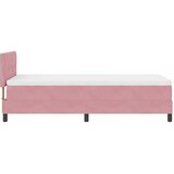  Krevet s opruga kutije Ružičasta 80 x 200 cm Baršun | shoptok.hr