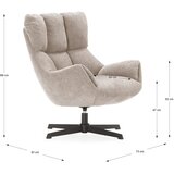 Marckeric Krem fotelja Odette – | shoptok.hr