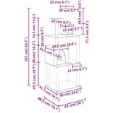  Mačje drevo s praskalniki iz sisala temno sivo 167 cm, (20958219) | Shoptok.si