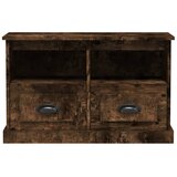 TV ormarić boja dimljenog hrasta 80x35x50 cm konstruirano drvo | shoptok.hr