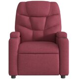  Masažni naslonjač od tkanine crvena boja vina | shoptok.hr