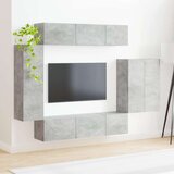  Namestitev na steno 6 pcs Betonsko siva - - Siva - 78.74 - 98 x 31 x 29,5 cm - 2025-vidaXL-Uvoz_2 | Shoptok.si