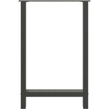  Noge za barski stol antracit boje 2 kom 60 x (90-91) cm čelik | shoptok.hr