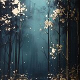  Zidni poster sa ekstra efektom - mistic trees | ePonuda.com
