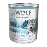 Wolf of Wilderness Varčno pakiranje Little Junior 24 x 800 g - Blue River - piščanec & losos Cene