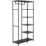 Bloomingville Crni metalni stalak za odjeću 90x183x40 cm Valde – | shoptok.hr