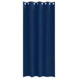 vidaXL Zavjese sa zavjesama 2 pcs Tamno plava 245 x 140 cm Poliester | shoptok.hr