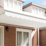 Tenda za balkon za okvir od 5 m Bijela 4.8x0.2 m | shoptok.hr