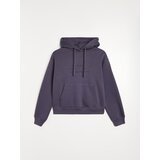 Sinsay Hoodie dukserica s džepom i vezenim natpisom Slike